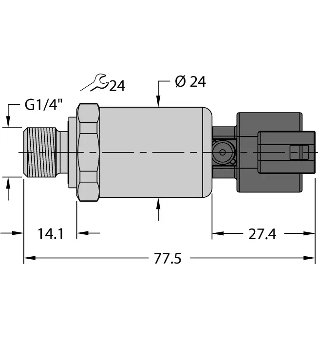Аналоговые датчики давления 4-20 мА TURCK PT400R-2104-I2-DT043P