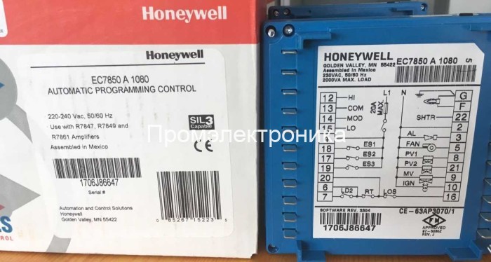 Honeywell EC7850A1080