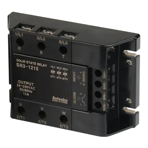 Трехфазные твердотельные реле 380 В Autonics SR3-1215
