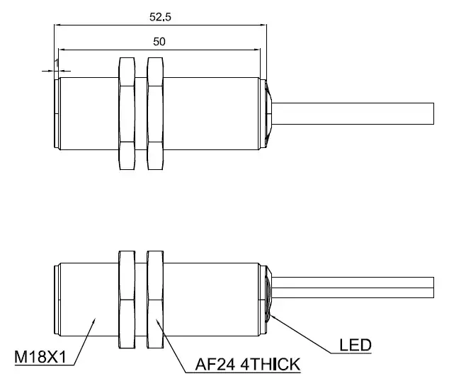 Индуктивные датчики LANBAO LR18XBF05DNOP