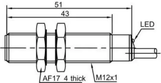 Индуктивные датчики LANBAO LR12XBF02EPO