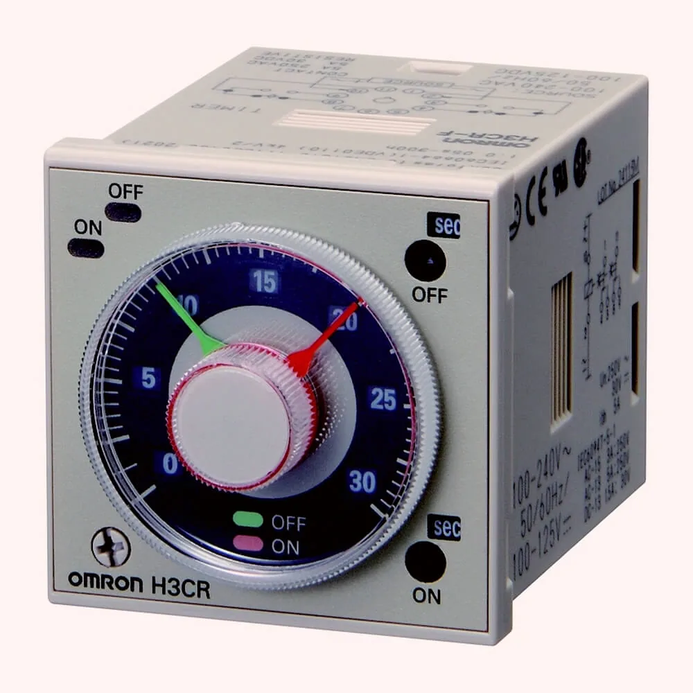 Аналоговые таймеры Omron H3CR-F8 100-240VAC/100-125VDC