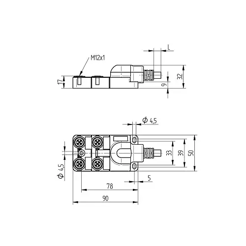 Коробки распределительные для датчиков Wenglor ZAA02R601