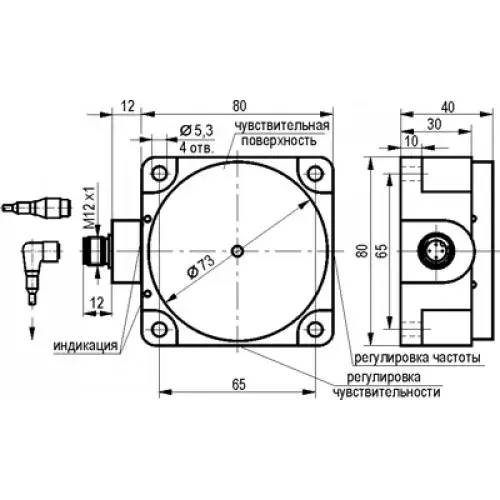 Датчики скорости и контроля частоты вращения ТЕКО IV1N IC7P5-43N-R50-LZS4
