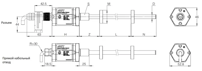 AMT Linear Position Sensor LPS2-KH10MSN0800MHD61N1V110