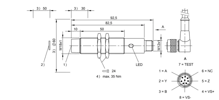 RFID считыватели меток Balluff BIS0057