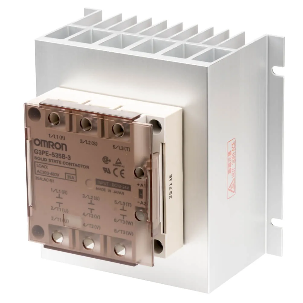Трехфазные твердотельные реле 380 В Omron G3PE-535B-3 12-24VDC