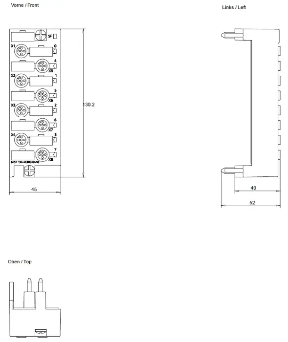 Соединительный модуль Siemens 6ES7194-4CB00-0AA0