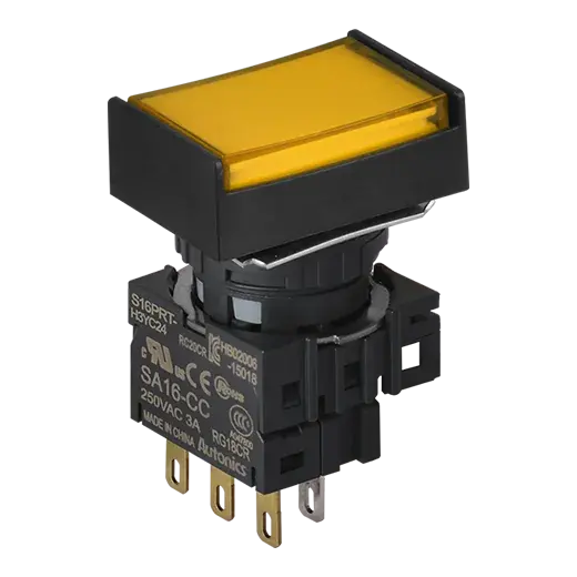 Пусковые кнопочные выключатели Autonics S16PRT-H3YC5