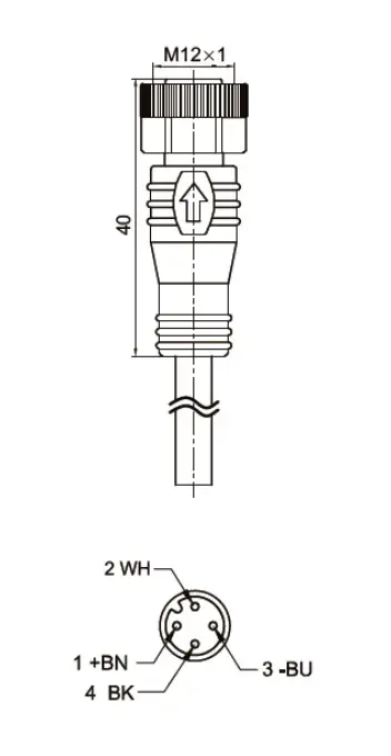 Разъемы для датчиков LANBAO QE12-N4F10