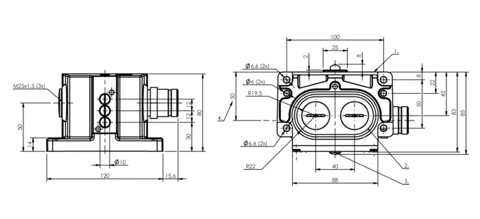 Блочные кулачковые выключатели Balluff BNS049L