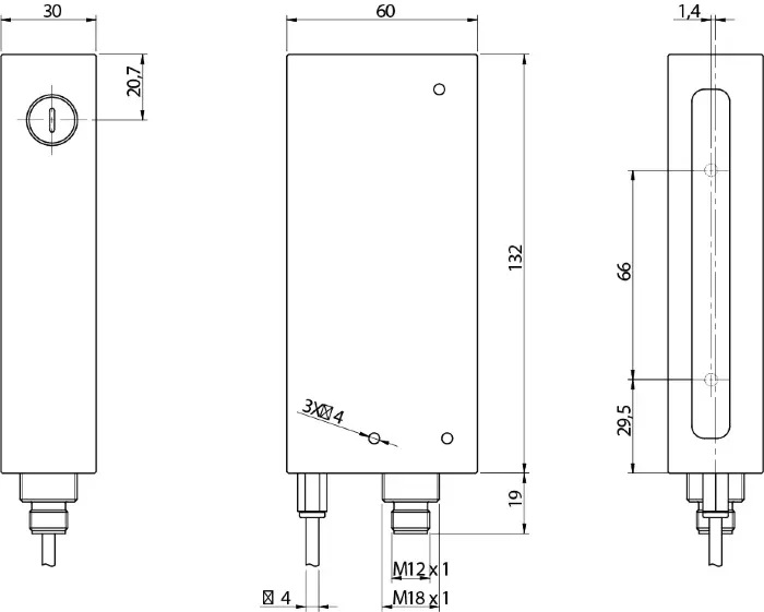 Световые барьеры Micro Detectors BX80A/1P-1H