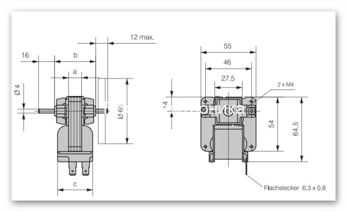 Электродвигатель Ebmpapst EM2513-1 cc (55115.10101)