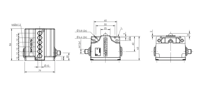 Блочные кулачковые выключатели Balluff BNS0523