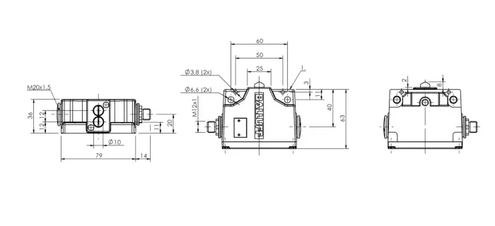 Блочные кулачковые выключатели Balluff BNS026Z