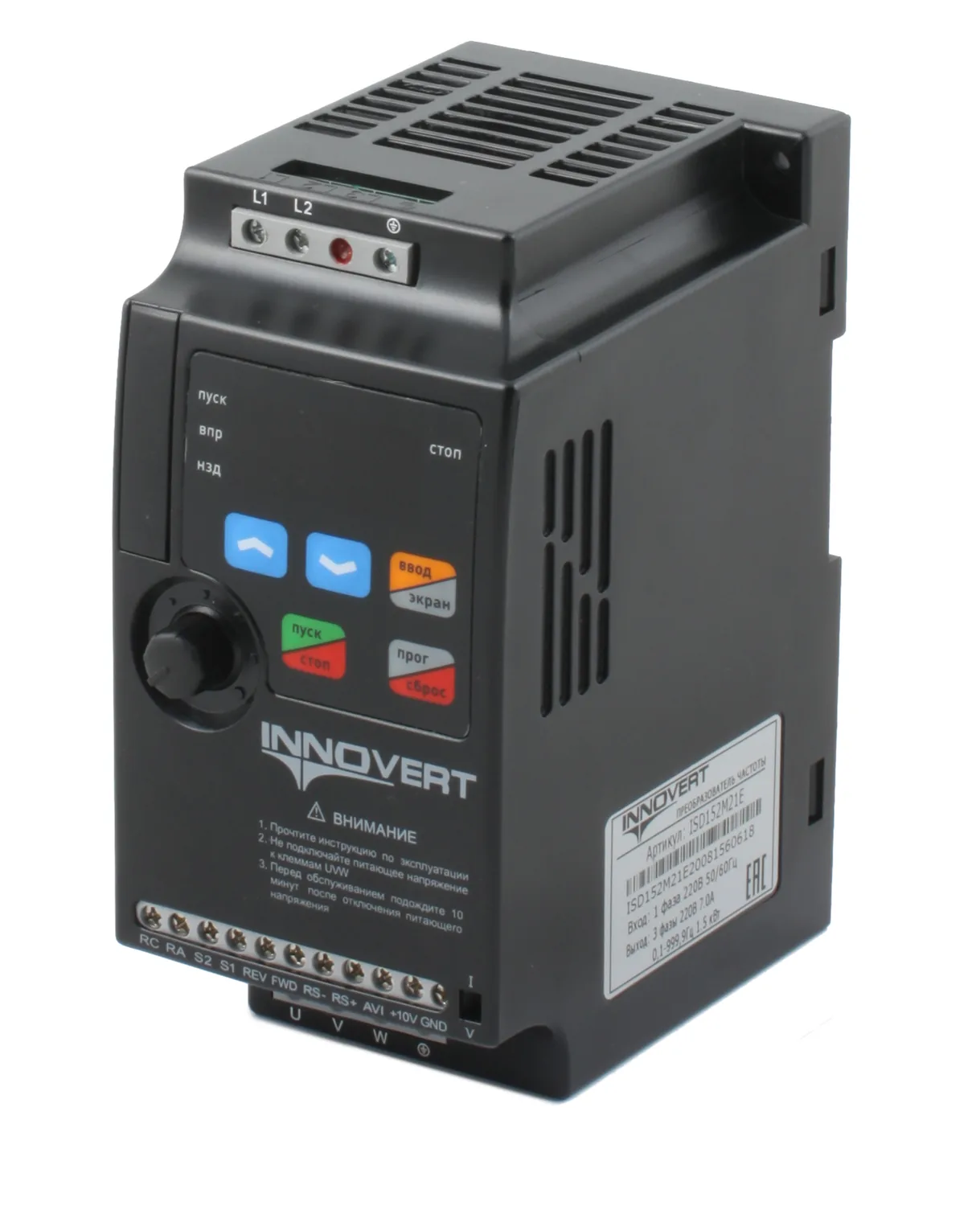 Частотные преобразователи INNOVERT IVD121A21E