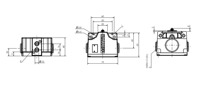 Блочные кулачковые выключатели Balluff BNS02FL