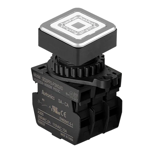 Пусковые кнопочные выключатели Autonics SQ3PFS-P3W2AL