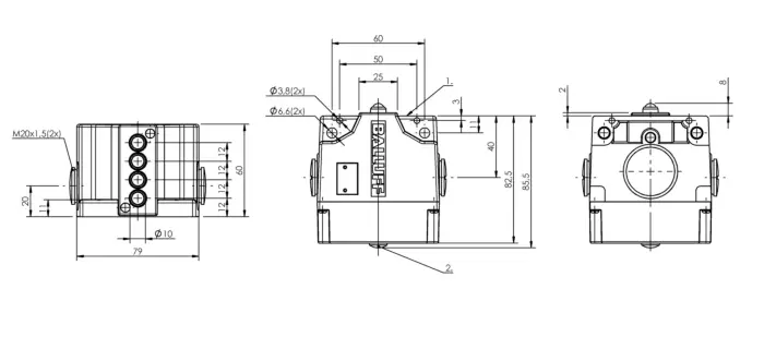 Блочные кулачковые выключатели Balluff BNS0492