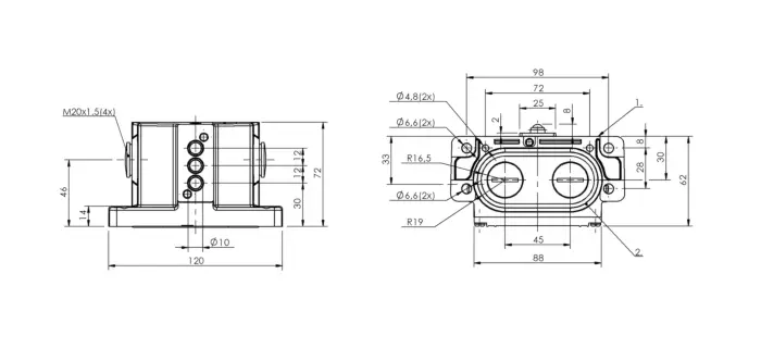 Блочные кулачковые выключатели Balluff BNS01J5