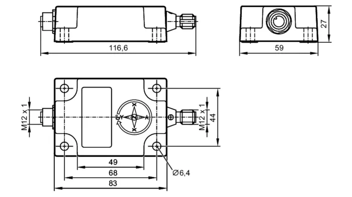 Двухосевые инклинометры IFM Electronic JD2120