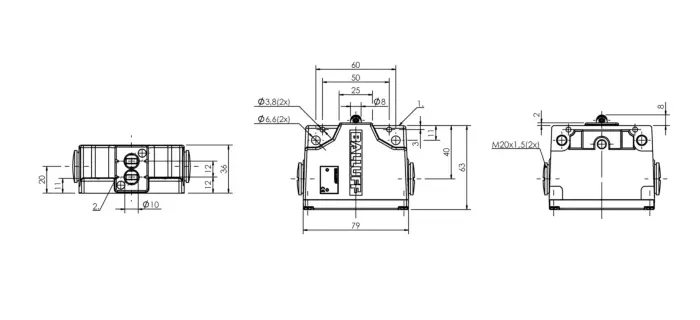 Блочные кулачковые выключатели Balluff BNS02FF