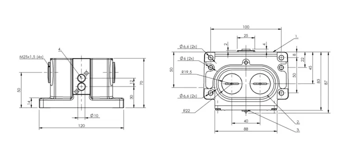 Блочные кулачковые выключатели Balluff BNS038F