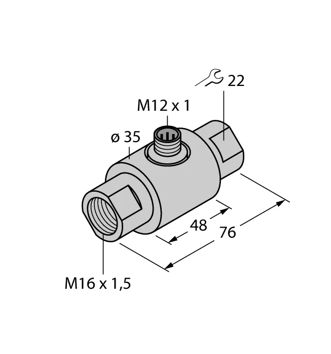 Калориметрические датчики потока TURCK FCI-D03A4-NA-H1141/M16