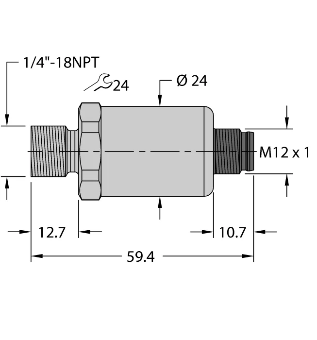 Аналоговые датчики давления 4-20 мА TURCK PT600R-2103-I2-H1143