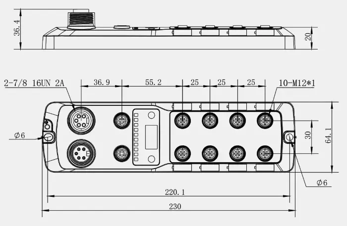 Модули IO-Link LANBAO MS ECT-SM12-0008-A