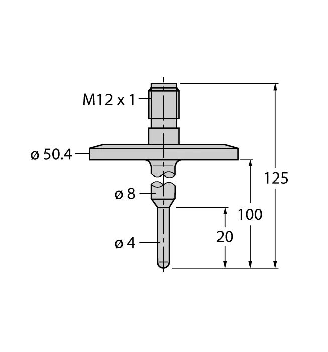 Датчики температуры pt100 TURCK TP-504A-TRI1.5-H1141-L100