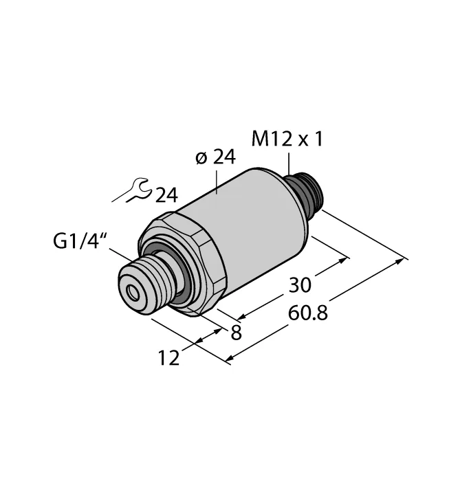 Аналоговые датчики давления 4-20 мА TURCK PT400R-2004-I2-H1143/X