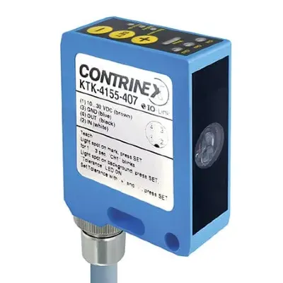 Датчики контрастных меток, датчики фотометки и контраста Contrinex KTK-4155-407
