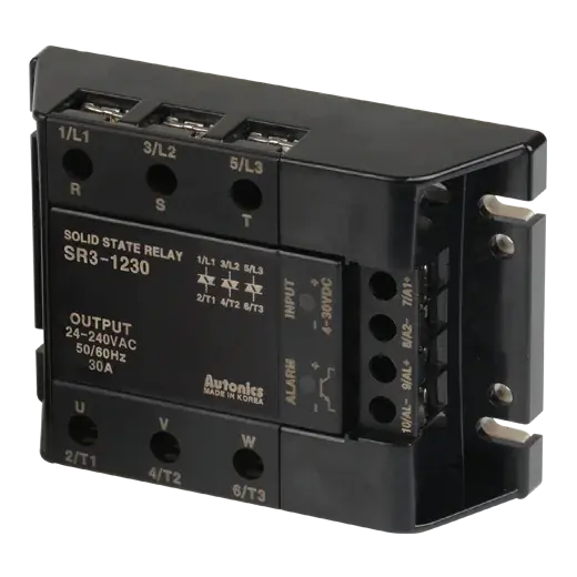 Трехфазные твердотельные реле 380 В Autonics SR3-1230