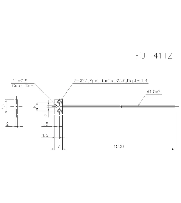 Оптоволоконные кабели для датчиков KEYENCE FU-41TZ