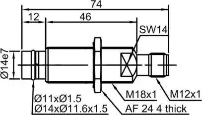 Индуктивные датчики LANBAO LR18XBF02DNOB-E2