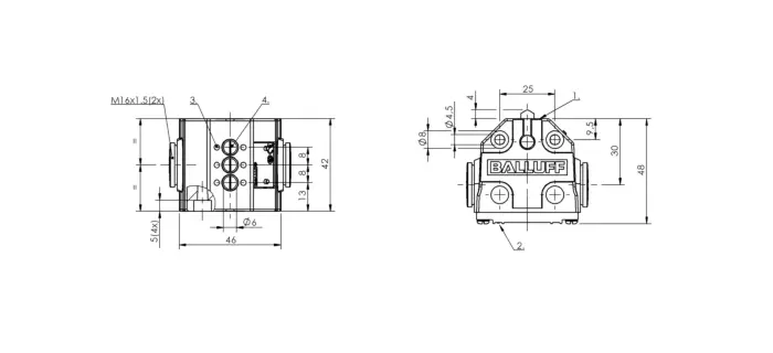 Блочные кулачковые выключатели Balluff BNS0533