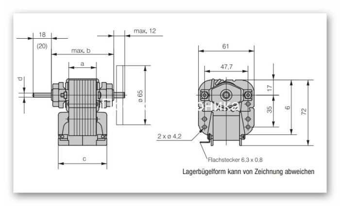 Электродвигатель Ebmpapst EM3038LH-455 azy (55138.52980)