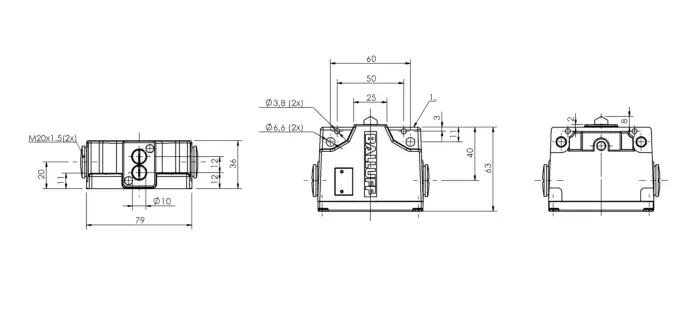 Блочные кулачковые выключатели Balluff BNS026R