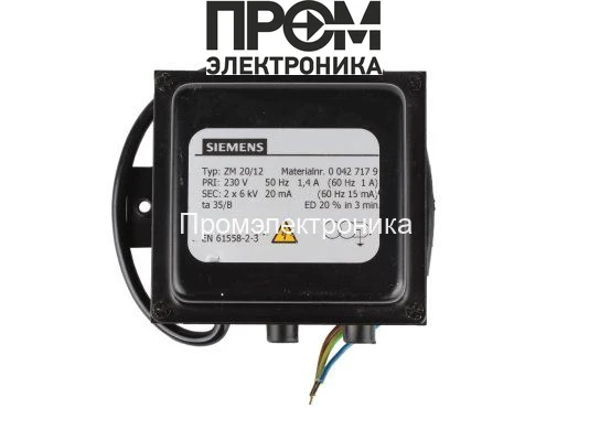 Трансформатор розжига Siemens ZM 20/12 00427179