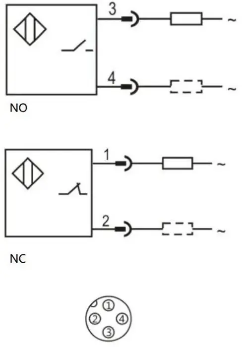 Индуктивные датчики LANBAO LR12XCN04ATC-E2