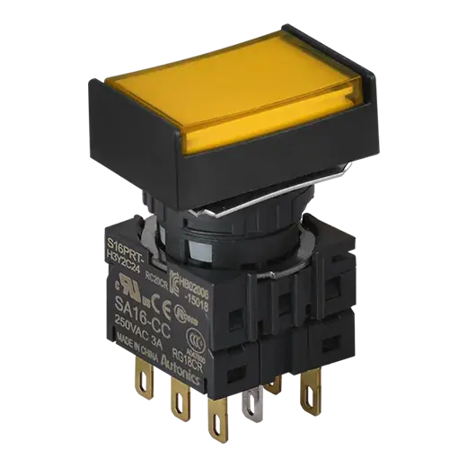 Пусковые кнопочные выключатели Autonics S16PRT-H4Y2C12