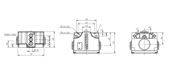 Блочные кулачковые выключатели Balluff BNS0287