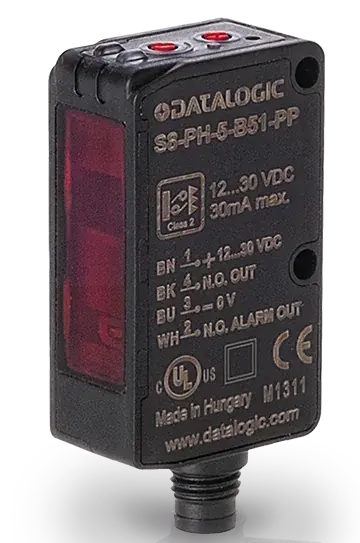 Датчики контрастных меток, датчики фотометки и контраста DATASENSING S8-PR-3-W13-NN