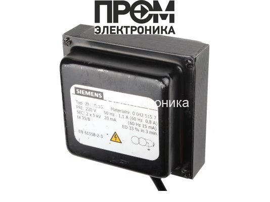 Трансформатор розжига Siemens ZM 20/10 00425157