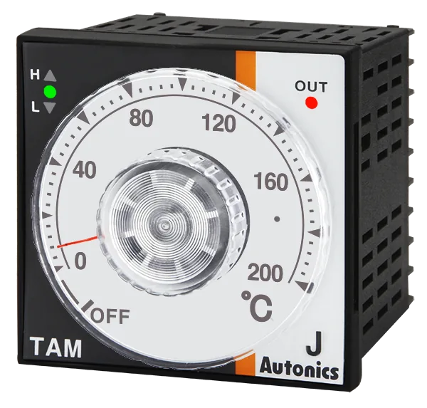 Температурные контроллеры с аналоговой круговой шкалой Autonics TAM-B4SJ2C
