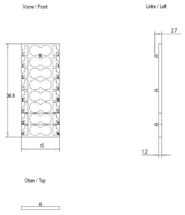 Цветные этикетки Siemens 6ES7193-6CP05-2MA0
