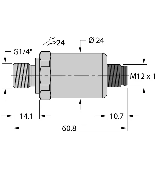 Аналоговые датчики давления 4-20 мА TURCK PT250R-2104-I2-H1143
