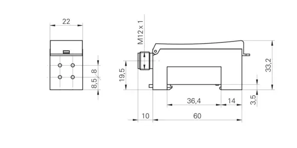 Оптоволоконные усилители для датчиков Baumer FVDK 22P6101/S14C