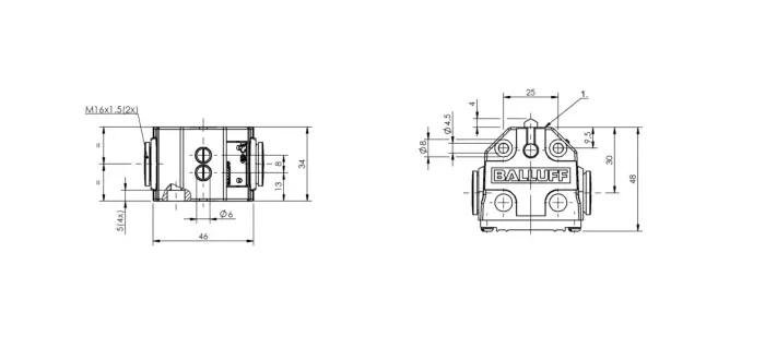 Блочные кулачковые выключатели Balluff BNS01NN